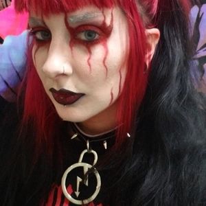 Killstar x Marilyn Manson pleather spiked choker